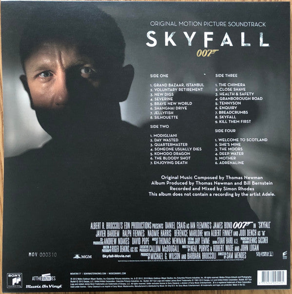 Thomas Newman : Skyfall (Original Motion Picture Soundtrack) (2xLP, Ltd, Num, RE, Tra)