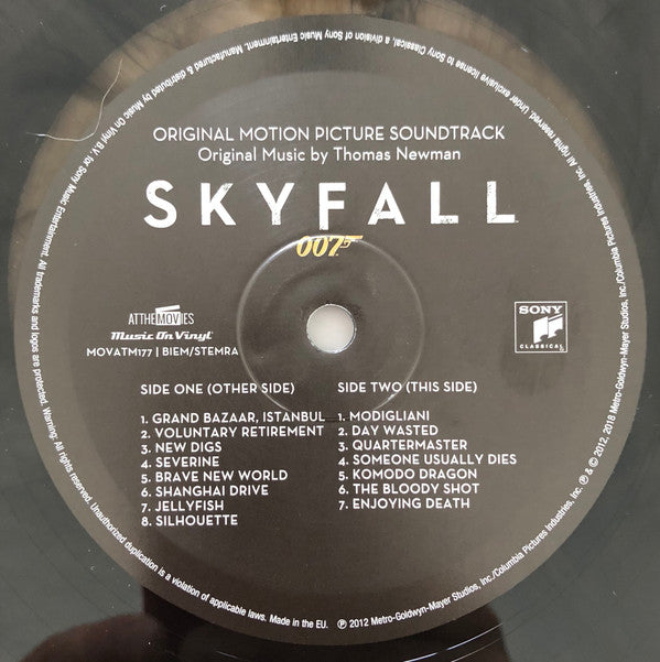 Thomas Newman : Skyfall (Original Motion Picture Soundtrack) (2xLP, Ltd, Num, RE, Tra)