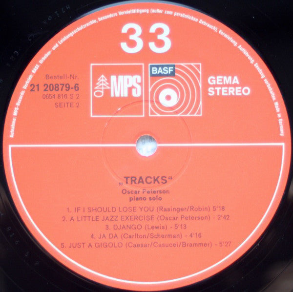 Oscar Peterson : Tracks (LP, Album)
