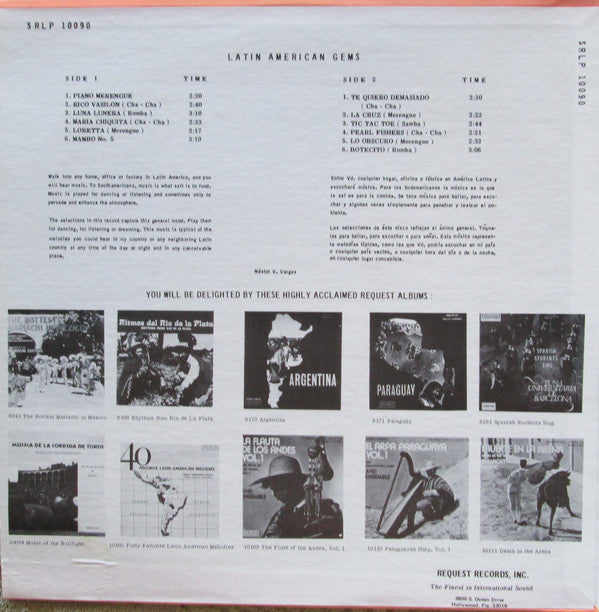 Various : Latin American Gems (LP, Comp)