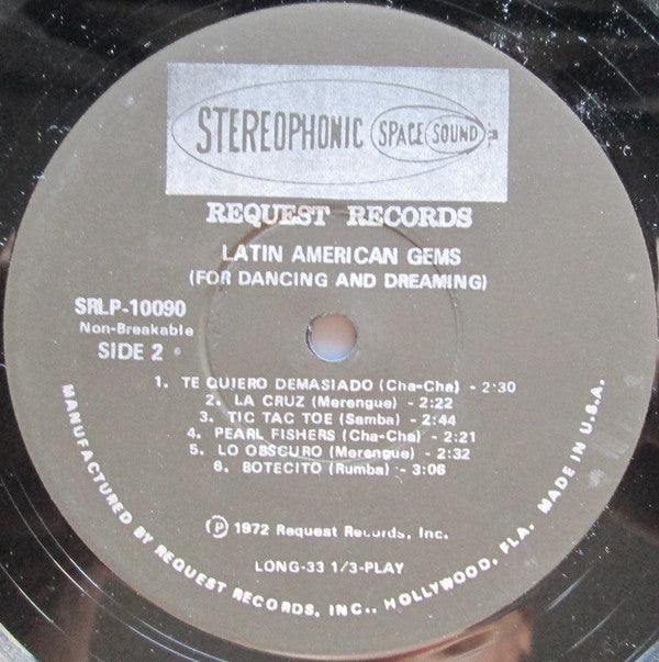 Various : Latin American Gems (LP, Comp)
