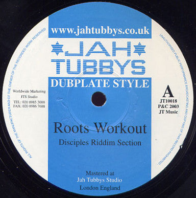 Disciples Riddim Section : Roots Workout / Mission Of Dub (10")