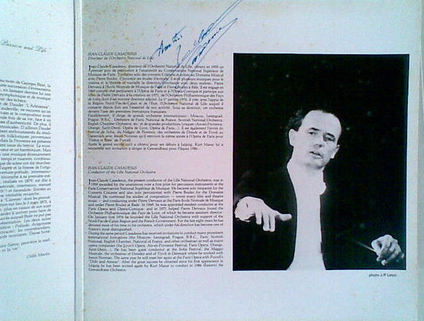 Georges Bizet - Jean-Claude Casadesus, L'Orchestre National de Lille : Les Suites D'Orchestre Carmen / L'Arlésienne (LP, Album)