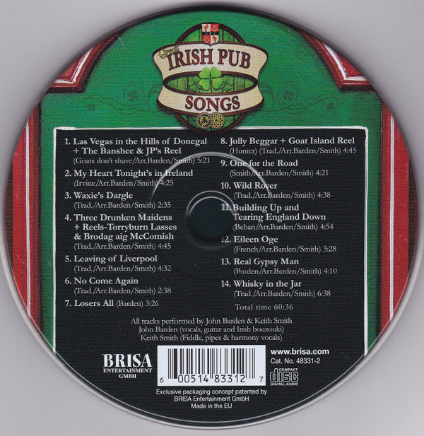 John Barden, Keith Smith (27) : Great Irish Pub Songs (CD, Album)