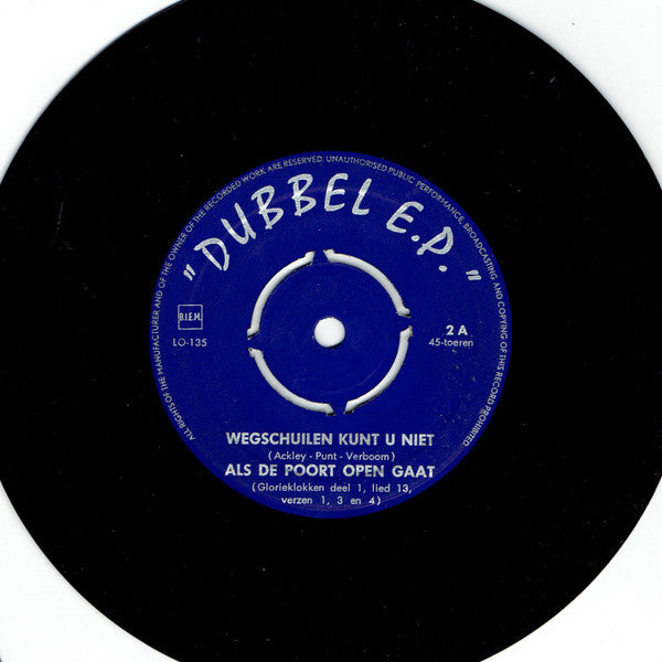 Klaas En Riek Post : Psalmen In De Nacht (7", EP)