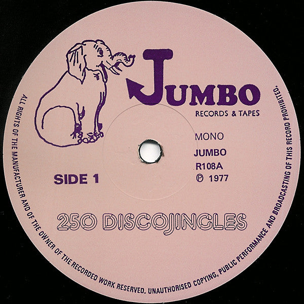 No Artist : 250 Discojingles (LP, Mono)