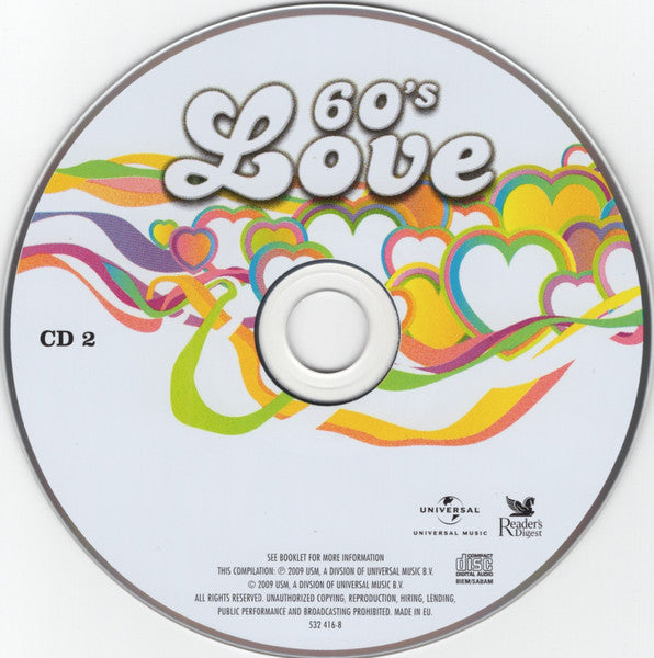 Various : Een Muzikale Reis Door de Jaren '60 - 60's Love (3xCD, Comp)