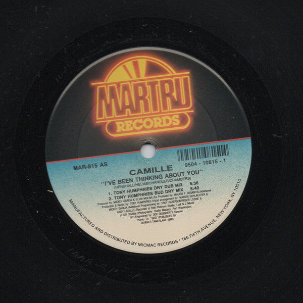 Camille* : I've Been Thinking About You (12")