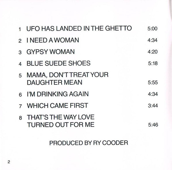 Ry Cooder : The Slide Area (CD, Album, RE)