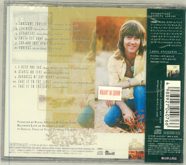 Randy Meisner : Dallas (CD, Album, RE)