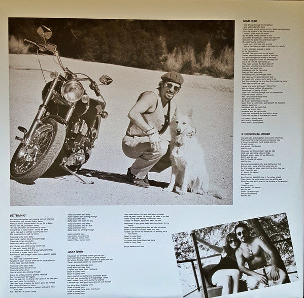 Bruce Springsteen : Lucky Town (LP, Album, RE)