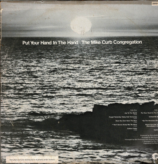 Mike Curb Congregation : Put Your Hand In The Hand (LP, Album)