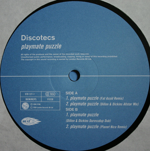 Discotecs* : Playmate Puzzle (12")