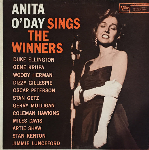 Anita O'Day : Anita O'Day Sings The Winners (LP, Album, Mono)