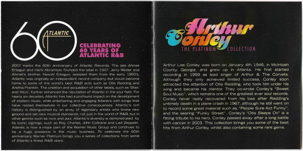 Arthur Conley : The Platinum Collection (CD, Comp, RM)