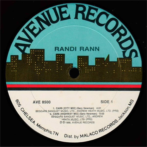Randi Rann : Cars (12")