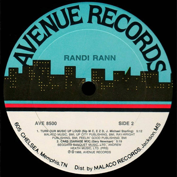 Randi Rann : Cars (12")