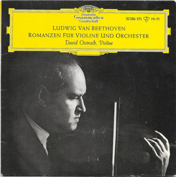 Ludwig Van Beethoven, David Oistrach : Romanzen Für Violine Und Orchester (7", Mono)