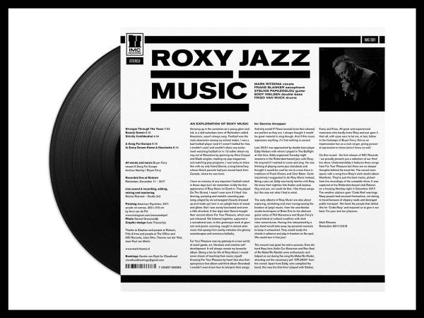 Mark Ritsema's Roxy Jazz Music : Mark Ritsema's Roxy Jazz Music  (LP)