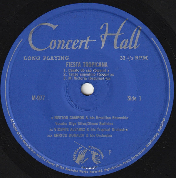 Various : Fiesta Tropicana (Dances From South America) (7", Mono)