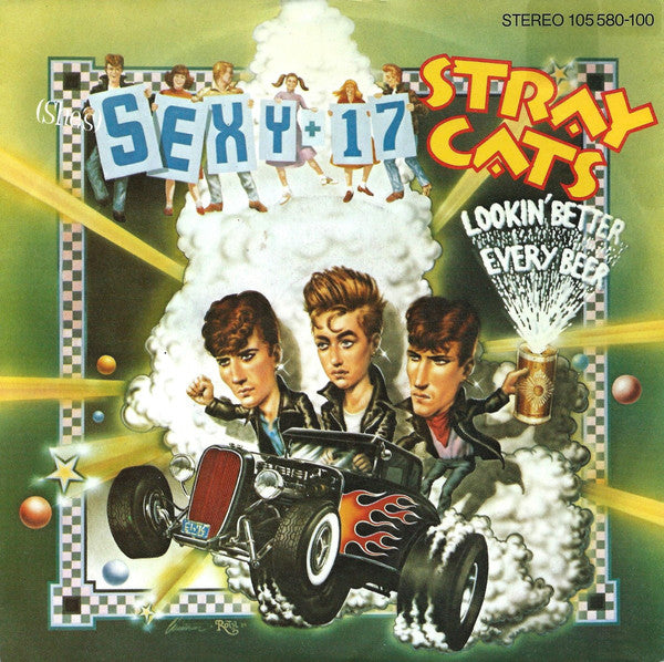 Stray Cats : (She's) Sexy + 17 (7", Single)