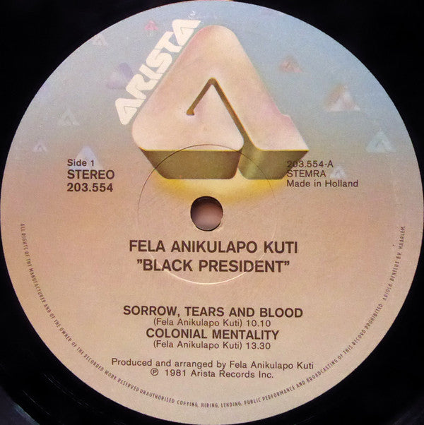 Felá Anikũlapo Kuti* : Black President (LP, Comp)