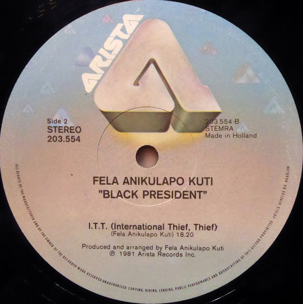 Felá Anikũlapo Kuti* : Black President (LP, Comp)