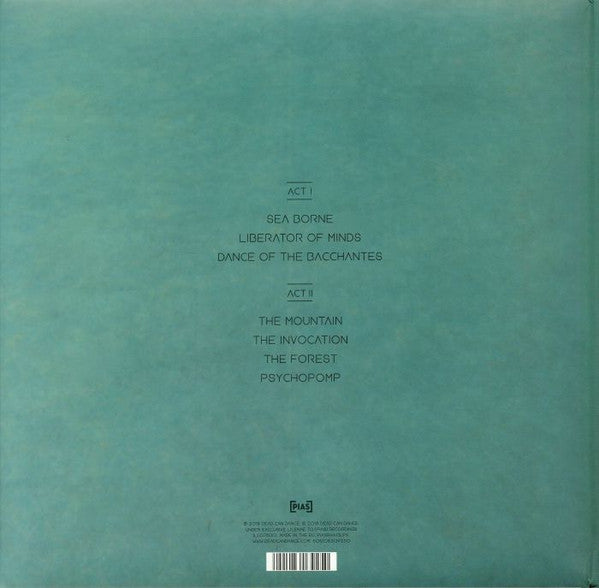 Dead Can Dance : Dionysus (Dlx + LP, Album, Pur + CD, Album)