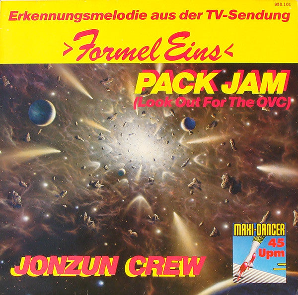 The Jonzun Crew : Pack Jam (Look Out For The OVC) (12", Maxi)