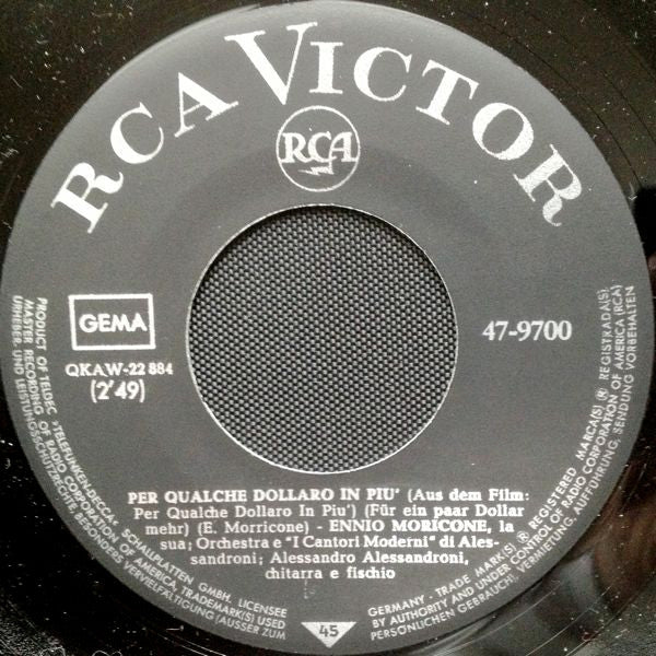 Ennio Morricone Und Sein Orchester* : La Resa Dei Conti / Per Qualche Dollaro In Più (7")