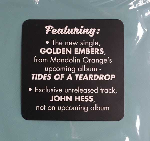 Mandolin Orange : Golden Embers / John Hess (12", Single)
