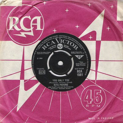 Rita Pavone : You Only You  (7", Single)