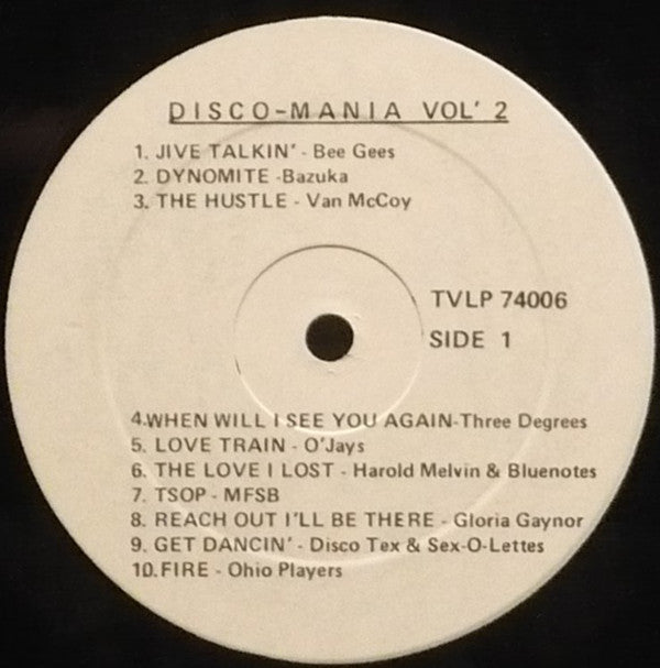 Various : Discomania 2 (LP, Comp, Sma)