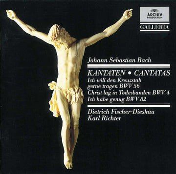 Johann Sebastian Bach - Dietrich Fischer-Dieskau, Karl Richter : Kantaten - Cantatas BWV 56 / BWV 4 / BWV 82 (CD, Comp, RM)