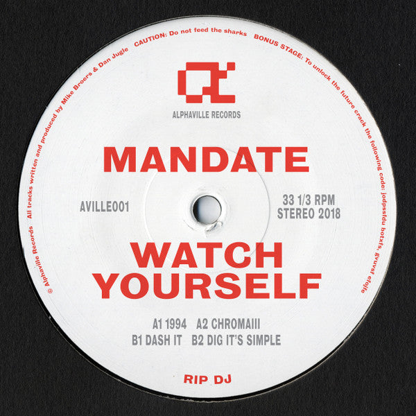 Mandate (3) : Watch Yourself EP (12", EP)