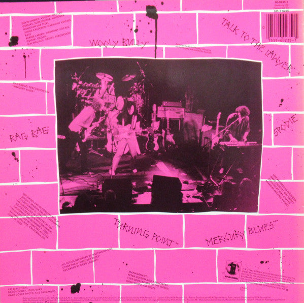 David Lindley And El Rayo-X : El Rayo Live (LP, Album)