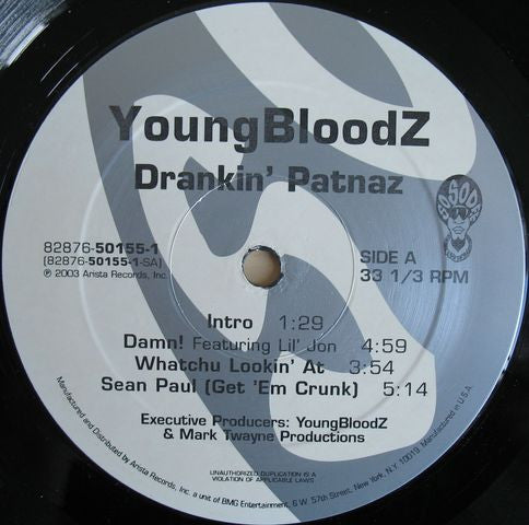 YoungBloodZ : Drankin' Patnaz (2xLP, Album)