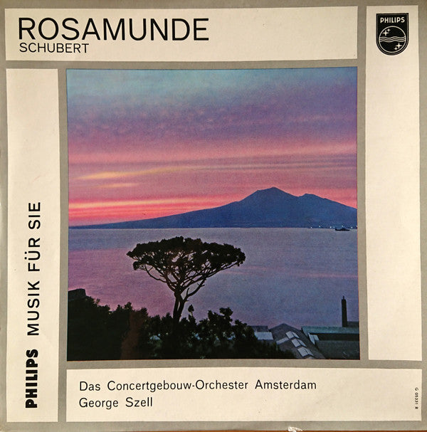 Franz Schubert, George Szell, Concertgebouworkest : Rosamunde (10", Album, Mono, RE)