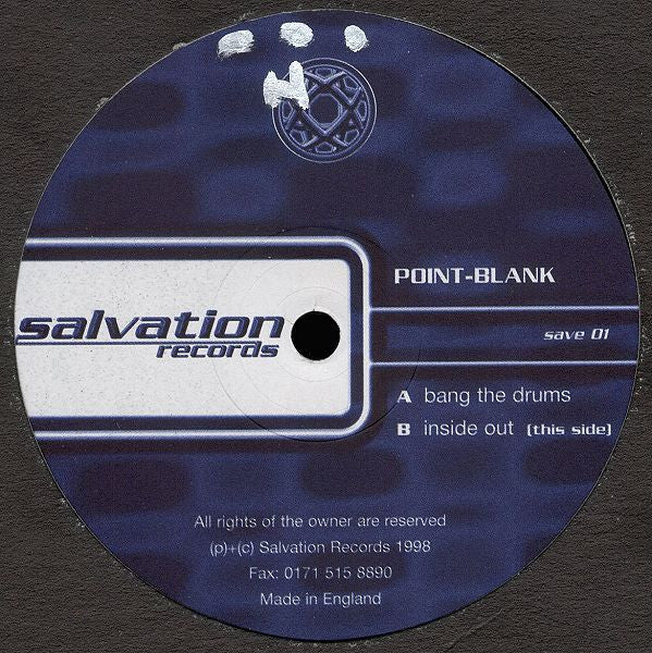 Point Blank (4) : Bang The Drums (12")