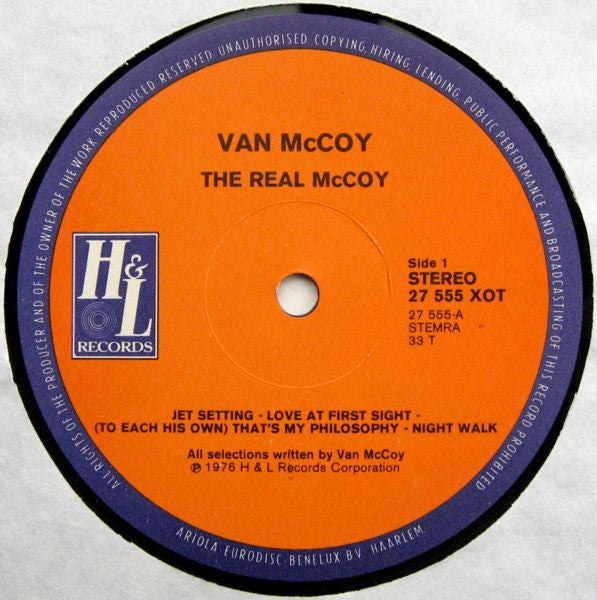 Van McCoy : The Real McCoy (LP, Album)