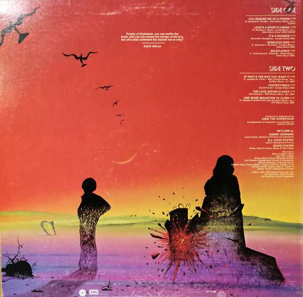 Skylark (3) : Skylark 2 (LP, Album)