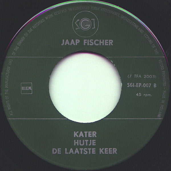 Jaap Fischer : Monniken (7", EP, Mono)