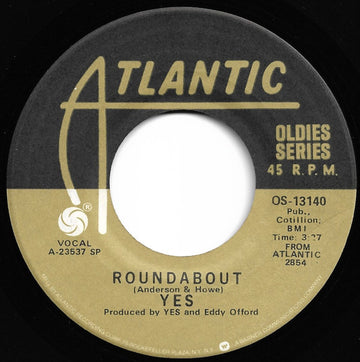 Yes : Roundabout / Long Distance Runaround (7", Single, SP )