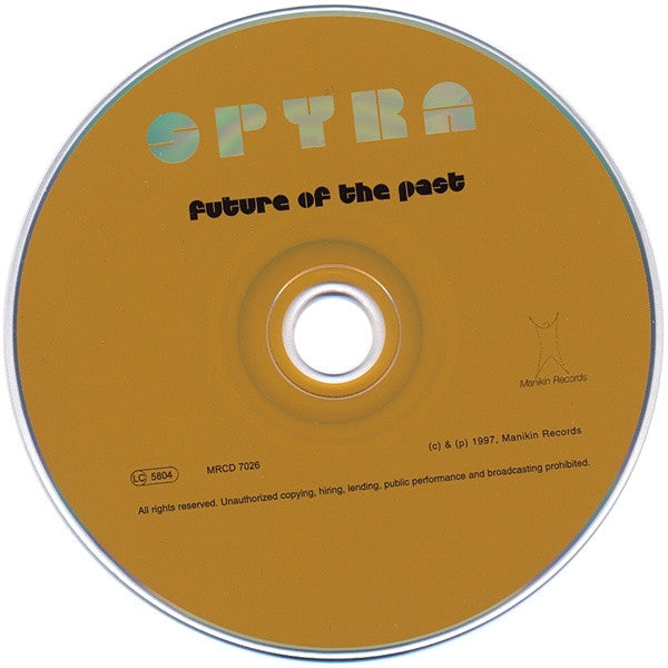 Spyra : Future Of The Past (CD, Album)