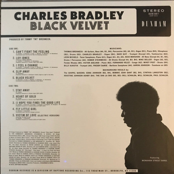 Charles Bradley Featuring Menahan Street Band : Black Velvet (LP, Album, Ltd, Pur)