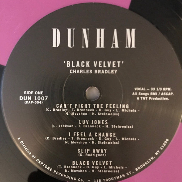 Charles Bradley Featuring Menahan Street Band : Black Velvet (LP, Album, Ltd, Pur)
