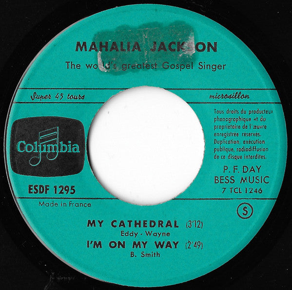 Mahalia Jackson : My Cathedral (7", EP)