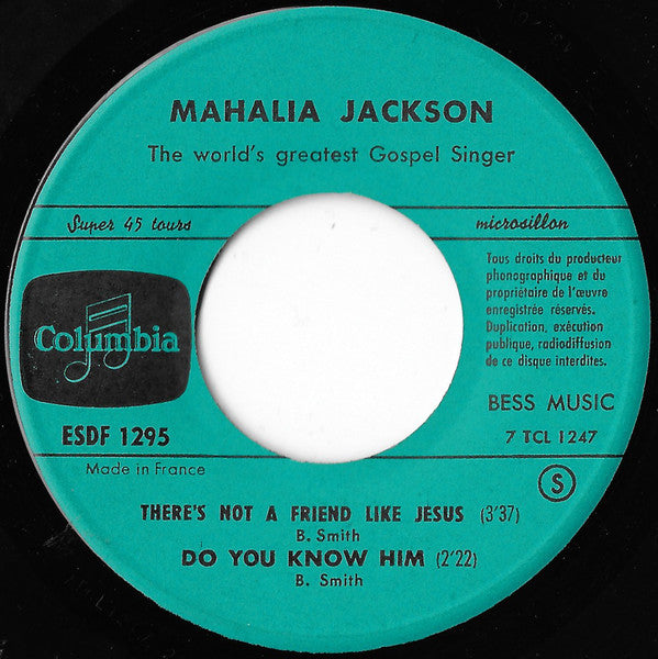 Mahalia Jackson : My Cathedral (7", EP)