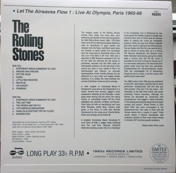 The Rolling Stones : Live 65-66 (LP, Mono, Unofficial)