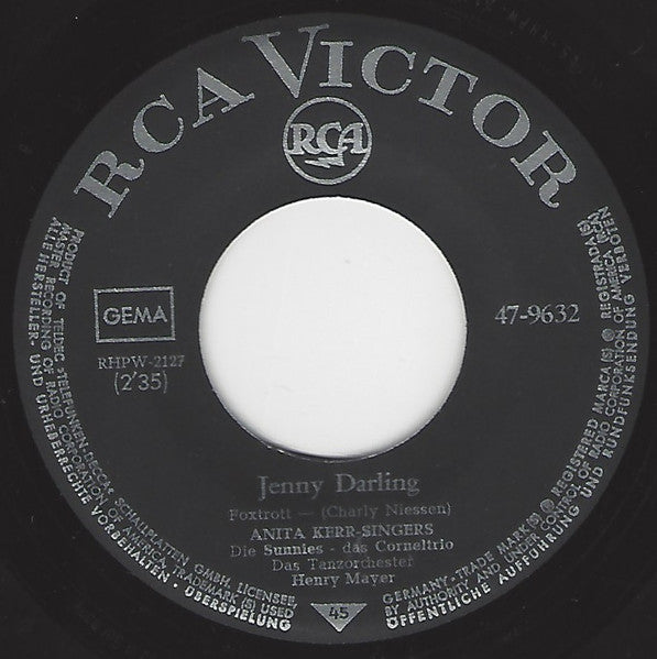 Anita Kerr Singers* : Cowboys Heimweh / Jenny Darling (7", Single)